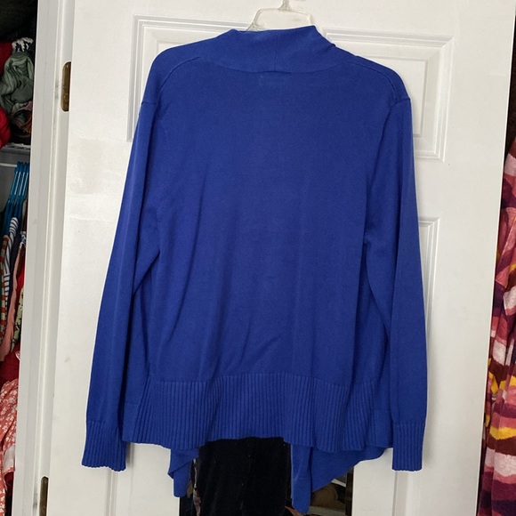 Women's Regular Cotton Modal Open Drape Cardigan Sweater - Picture 3 of 6